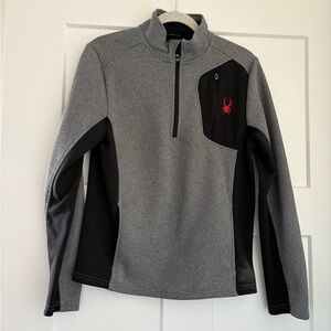 Spyder Gray and Black Women's Sweatshirt